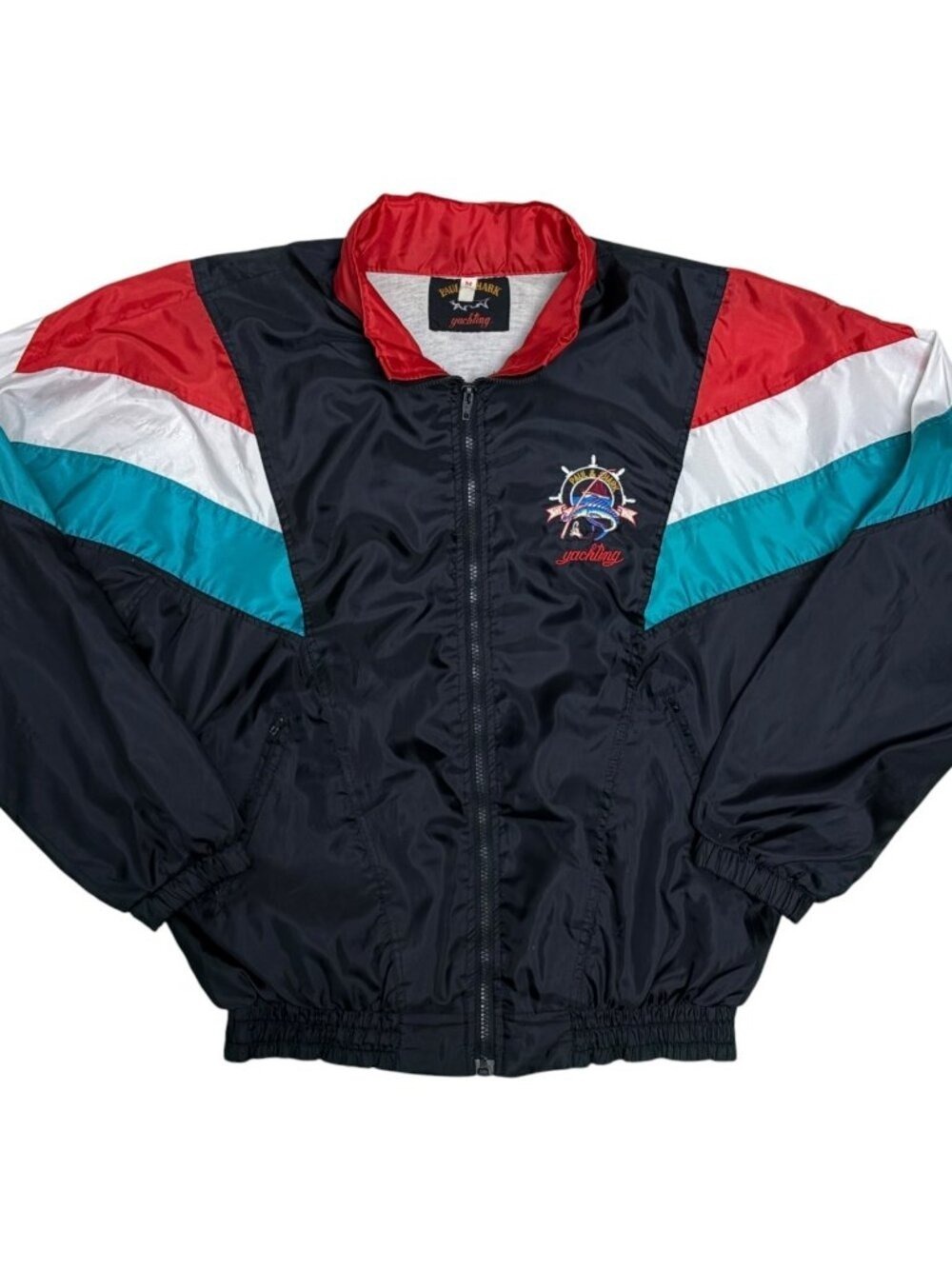 PAUL & SHARK Vintage 90s Windbreaker Jacket Bomber Luxury Yachting Coat Mens Med